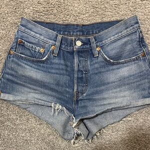 Levi's Classic Blue Jean Shorts